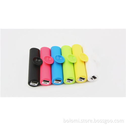 2016 new fashional mobile power bank 2600mah with phone stand Silicone sucker